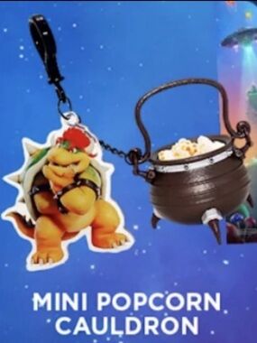 Super Mario Galaxy Bowser’s Cauldron, Mini Popcorn Bucket w Bowser Clip